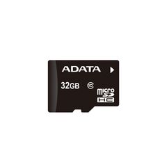Карта памяти ADATA microSDHC 32GB Class 4 (AUSDH32GCL4-R)