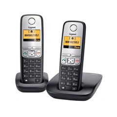 Радиотелефон Gigaset A400 Duo Silver-Black