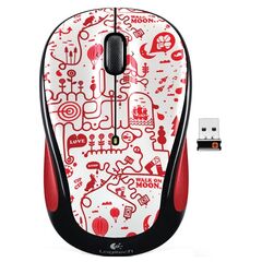 Logitech Wireless Mouse M325 Red Smile