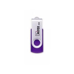 USB Flash Mirex Swivel Rubber Violet 8GB (13600-FMUSRV08)