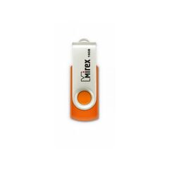 USB Flash Mirex Swivel Rubber Orange 8GB (13600-FMURSO08)