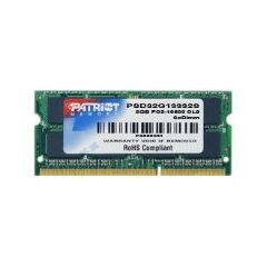 Patriot 2GB DDR3-1333 SO-DIMM PC3-10600