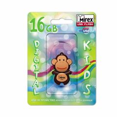 USB Flash Mirex MONKEY 16GB BROWN (13600-KIDMKB16)