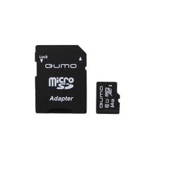 Карта памяти QUMO microSDXC 64GB Class 10 UHC-1 (QM64GMICSDXC10U1) + SD Adapter