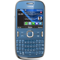 Nokia Asha 302 Mid Blue