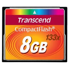 Карта памяти Transcend 8GB CompactFlash 133x (TS8GCF133)