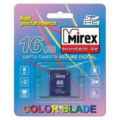 Карта памяти Mirex SDHC 16GB Сlass 4 (13611-SDCARD16)