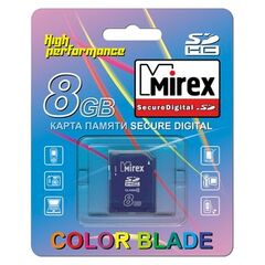 Карта памяти Mirex 8GB SDHC Class 4 (13611-SDCARD08)