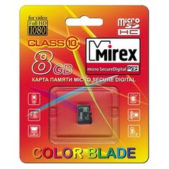Mirex microSDHC 8GB class 10 (13612-MC10SD08)