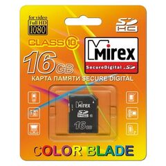 Карта памяти Mirex SDHC 16GB Class 10 (13611-SD10CD16)