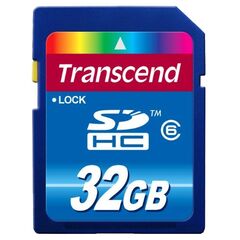 Карта памяти Transcend 32GB SDHC Class 6 (TS32GSDHC6)