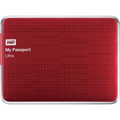 Внешний жесткий диск WD My Passport Ultra 2TB Red (WDBBUZ0020BRD)