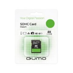 Карта памяти QUMO 16GB SDHC Class 4 (QM16GSDHC4)