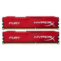 Kingston HyperX Fury Red 8GB kit (2x4GB) DDR3-1600 PC3-12800 (HX316C10FRK2/8)