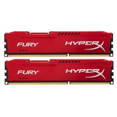 Оперативная память Kingston HyperX Fury Red 8GB kit (2x4GB) DDR3-1600 PC3-12800 (HX316C10FRK2/8)