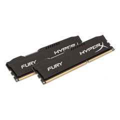 Оперативная память Kingston HyperX Fury Black 16GB kit (2x8GB) DDR3 PC3-10600 (HX313C9FBK2/16)