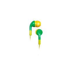 Наушники BBK EP-1410S  Green Yellow