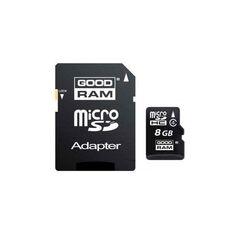 Карта памяти GOODRAM 8GB microSDHC Class 4 (SDU8GHCAGRR10)