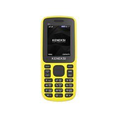 Кнопочный телефон Keneksi E1 Yellow