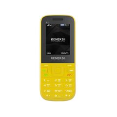 Кнопочный телефон Keneksi E2 Yellow