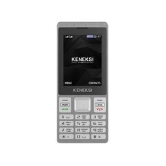 Кнопочный телефон Keneksi X8 Silver