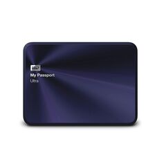Внешний жесткий диск Western Digital My Passport Ultra 1TB Metal Navy (WDBTYH0010BBA)