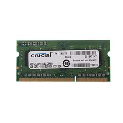 Crucial 4GB DDR3 SO-DIMM PC3-12800 (CT51264BF160BJ)