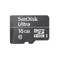 Карта памяти SanDisk Ultra microSDHC 16GB Class 10 UHS-I (SDSDQL-016G-R35)