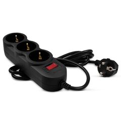 SVEN SF-03L Black (3 розетки 1.8 м)
