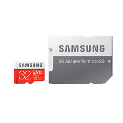 Samsung EVO Plus microSDHC 32GB Class 10 UHS-I U1 with SD Adapter (MB-MC32GA)