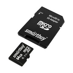 smartbuy 64GB microSDXC Class 10 UHS-I U1 + SD Adapter (SB64GBSDCL10-01)