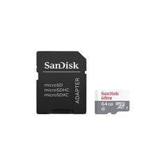 SanDisk Ultra microSDXC 64GB I U1 with Adapter (SDSQUNR-064G-GN3MA)