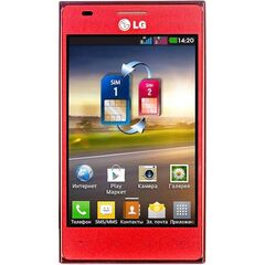 Смартфон  LG Optimus L5 Dual E615 Red