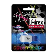 USB Flash Mirex 16GB RACER BLUE (13600-FMURCB16)