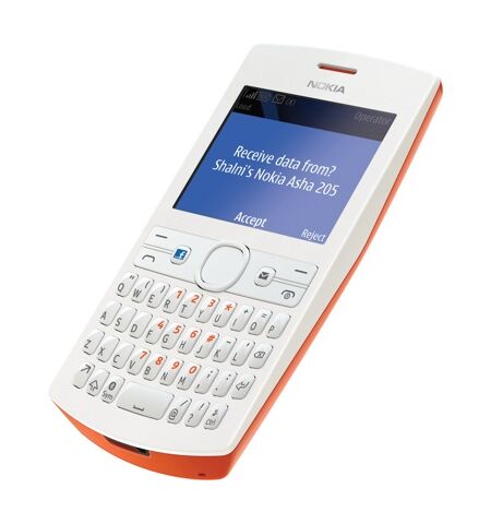 Мобильный телефон Nokia Asha 205.1 Orange White