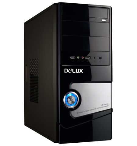 Корпус Delux DLC-MV850 450W Black-Silver