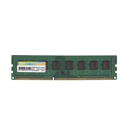 Оперативная память Silicon Power 4GB DDR3-1333 DIMM PC3-10600 (SP004GBLTU133V02)
