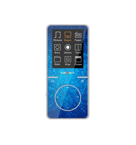 MP3-плеер teXet T-48 8GB Dark Blue