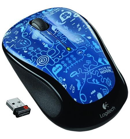 Logitech Wireless Mouse M325 Blue Smile