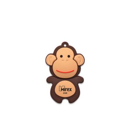 USB Flash Mirex Monkey 8GB Brown (13600-KIDMKB08)