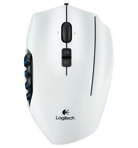 Игровая мышь Logitech G600 MMO Gaming Mouse White