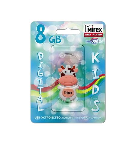 USB Flash Mirex COW PEACH  8GB