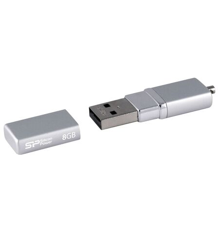 USB Flash Silicon Power LuxMini 710 8GB Black (SP008GBUF2710V1K)