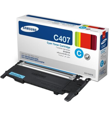 Картридж для принтера Samsung CLT-C407S Cyan