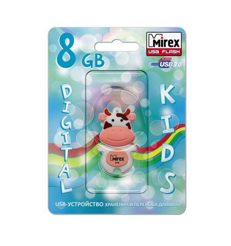 USB Flash Mirex COW PEACH 8GB (13600-KIDCWP08)