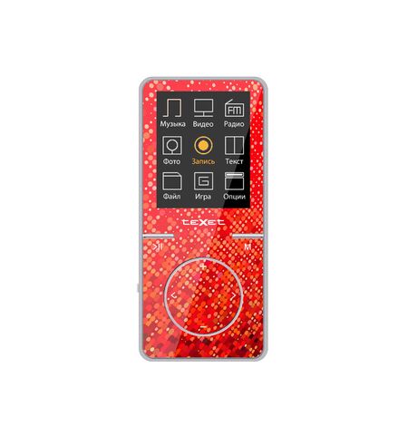 MP3-плеер TeXet T-48 8GB Red