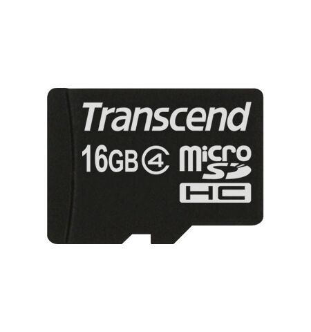 Карта памяти Transcend MicroSDHC 16GB Class 4 + SD Adapter (TS16GUSDHC4)