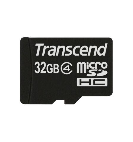 Карта памяти Transcend MicroSDHC 32GB Class 4+ SD Adapter (TS32GUSDHC4)