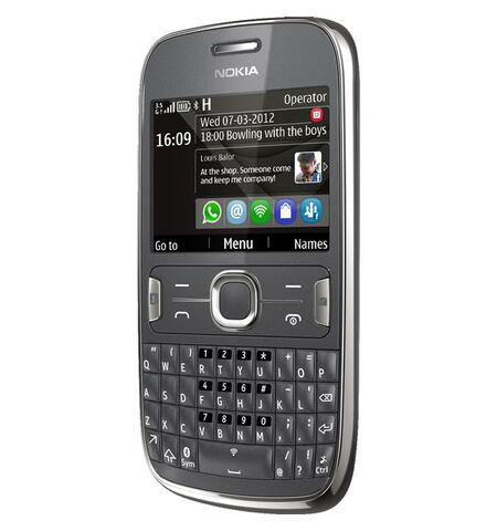 Мобильный телефон Nokia 302 Asha Dark Grey