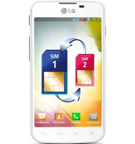 Смартфон  LG E455 Optimus L5 II White